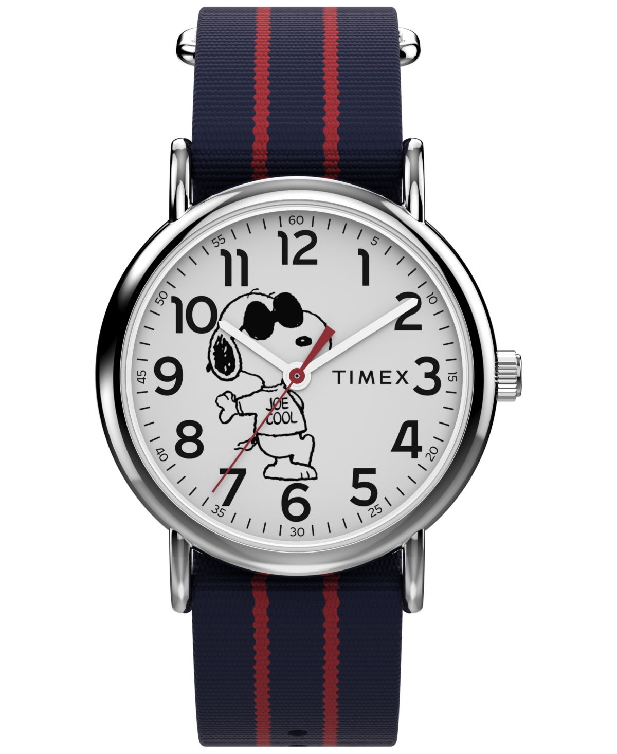 Timex Unisex Quartz Analog Blue Fabric Watch, 38mm