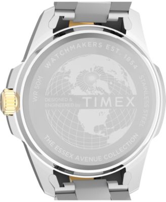 Men's Quartz Analog Two-Tone Stainless Steel Watch, 45mm