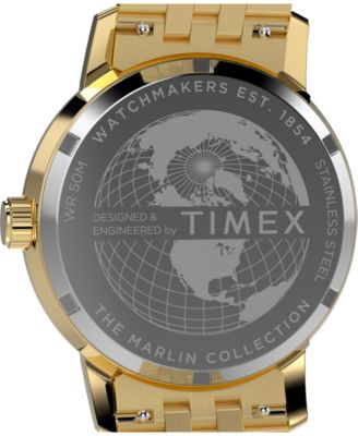 Men's Quartz Analog Gold-Tone Stainless Steel Watch, 40mm