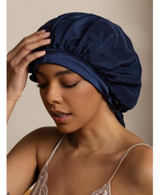 Women's Mulberry Silk Bonnet with Long Ribbons