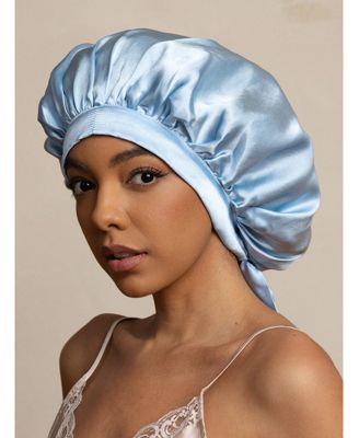 Women's Mulberry Silk Bonnet with Long Ribbons