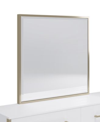 39" Wood Emila Mirror