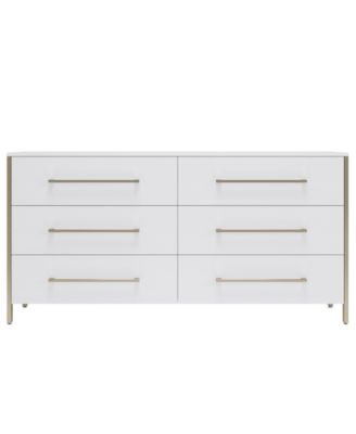 Emila 3-Pc. Cal. King Bed Set Upholstered Cal. King Bed, 2-Drawer Nightstand and Dresser