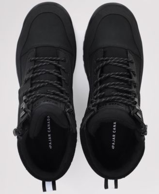 Men's Torsion Front-Lace Side Zipper Boots