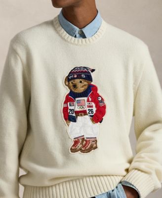 Men's Team USA Polo Bear Sweater