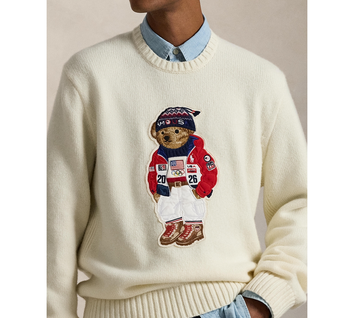 Polo Ralph Lauren Men's Bear Sweater