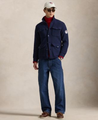 Men's Team USA Wool-Blend Shirt Jacket