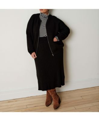Plus Size Risa Sweater Skirt