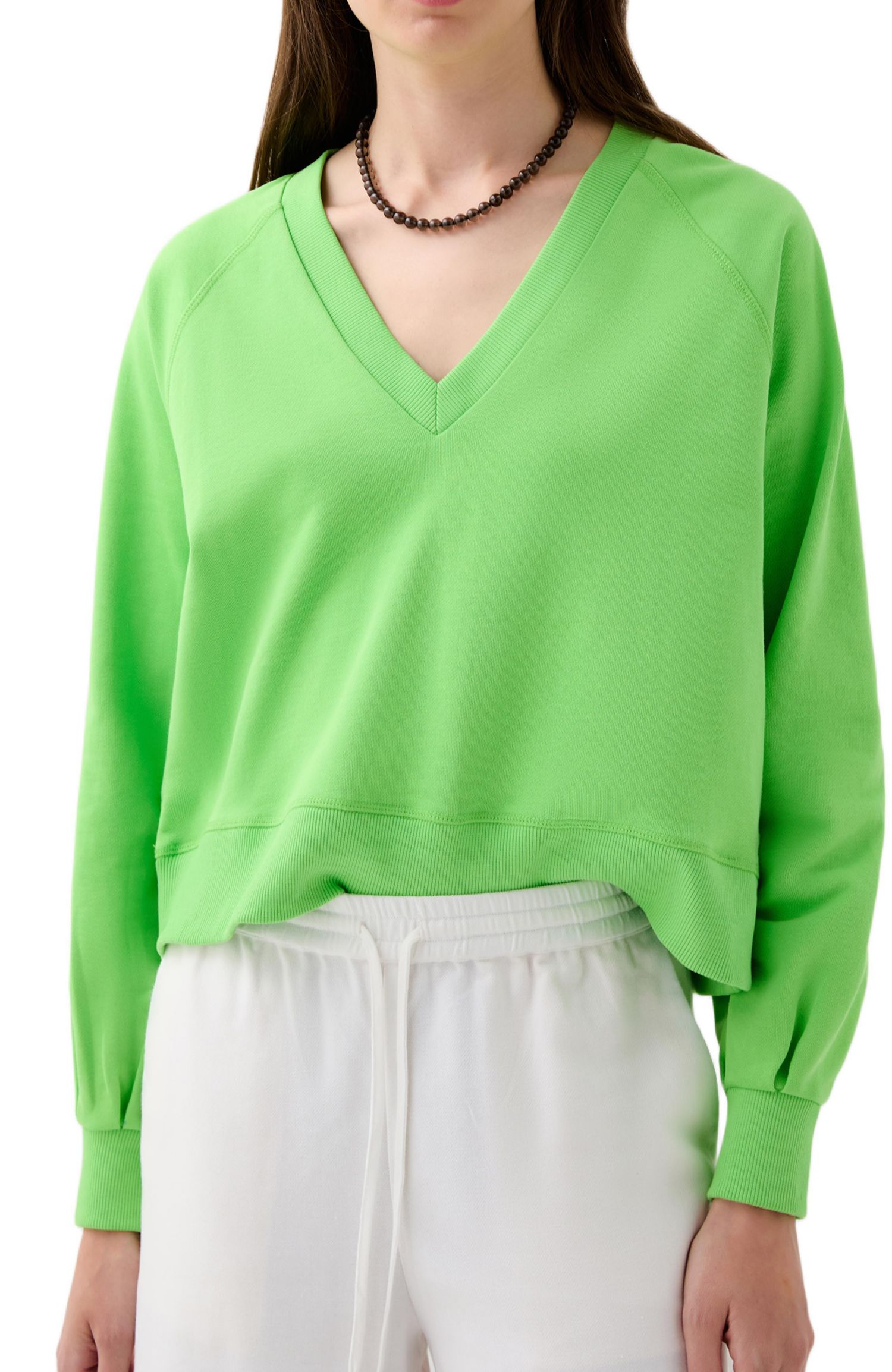 Women's Basic V Fade Sweater