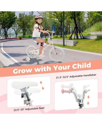Inch Kids Bike with Adjustable Training Wheels
