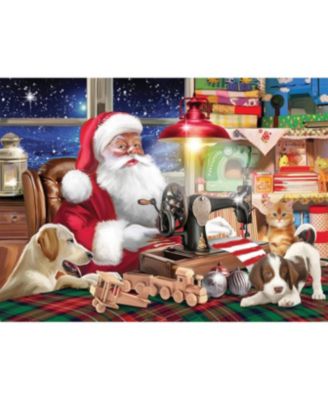 Santa at Work 1000 piece Jigsaw Puzzle for Adults Christmas