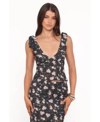 Women's Kedra Tie Shoulder Top