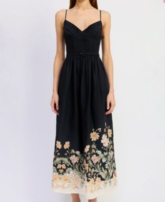 Women's Iris V-Neck Midi Dress