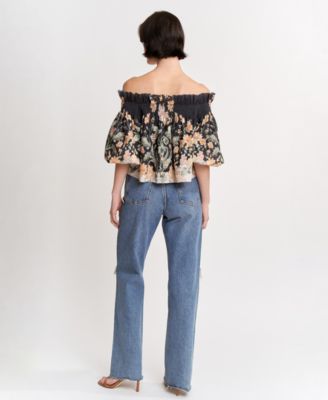 Women's Iris Off-The-Shoulder Trapeze Top