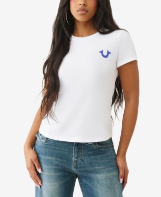 Women's Crystal Crew Neck T-Shirt