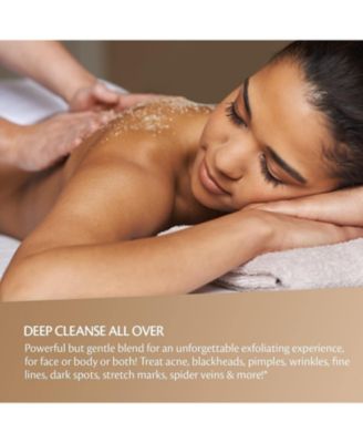 M3 Brown Sugar Body Scrub with Collagen Stem Cell Exfoliating Body Scrubber Face Cleanser 12 oz