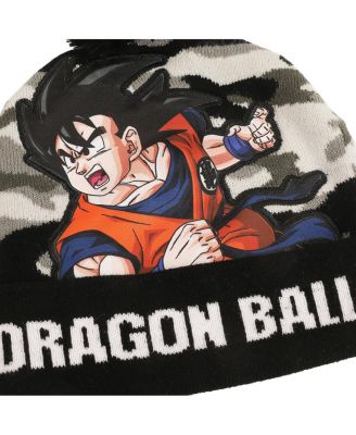 Boys Goku Youth 2-Piece Knit Beanie & Gloves Set