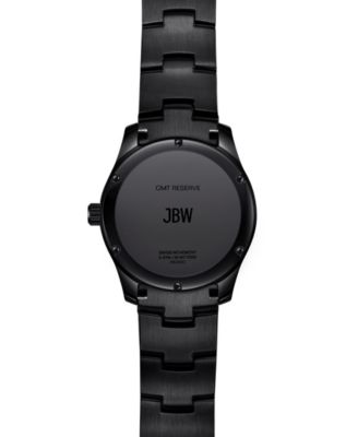 Women's Reserve Jet Crystal Diamond (0.115 ct. t.w.) Swiss Multifunction Plum Stainless Steel Watch, 39mm