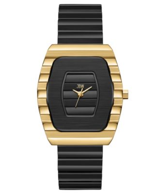 Women's Atlas Swiss Quartz Black Stainless Steel Watch, 34mm