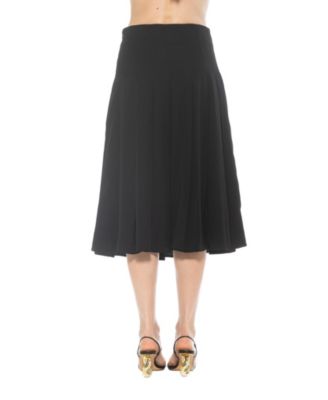 Women's Shilo Midi Length Pleated Skirt