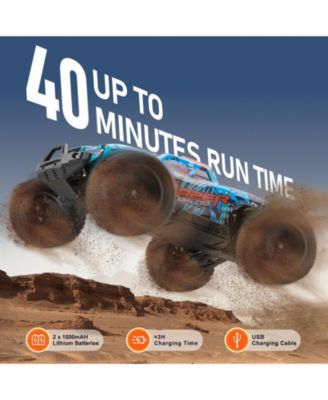 RC Car 1:14, 4WD Off-Road Truck with Extra Shell, 45&deg; Wheelie, Adjustable Speed, 42 km/h Hobby Racing Car for Kids 8+.