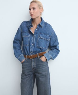 Women's High-Waisted Wide-Leg Jeans