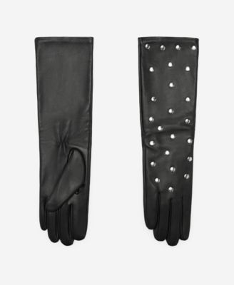 Women's Studded Leather Gloves