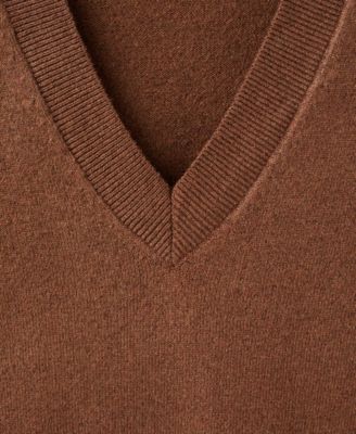 Women's Fine-Knit V-Neck Sweater