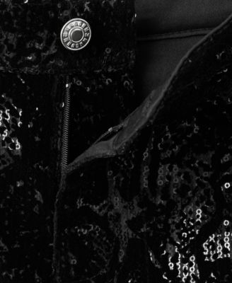 Women's Sequins Straight-Leg Pants