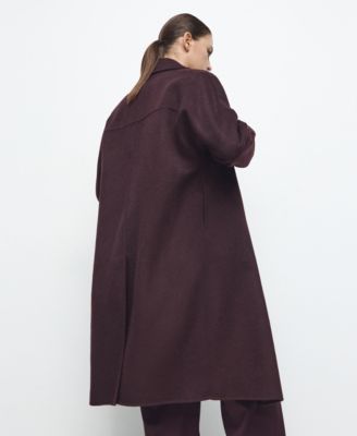 Women's Handmade Oversized Wool Coat
