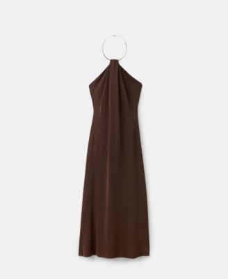 MANGO - Women's Choker Neck Dress