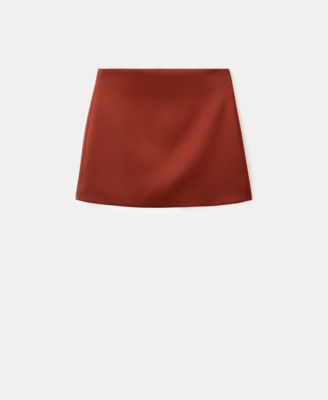 Women's Satin Short Skirt