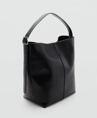 Women's Leather Bucket Bag