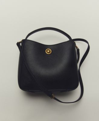 Women's Metal Detail Small Bucket Bag