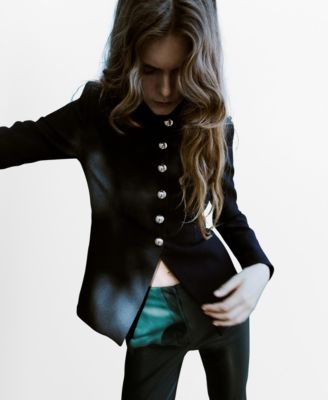 Women's Faux-Effect Flared Pants