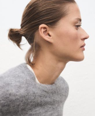 Women's Knitted Wool Blend Sweater