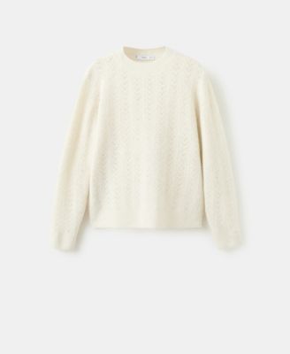 Women's Cable-Knit Lurex Sweater