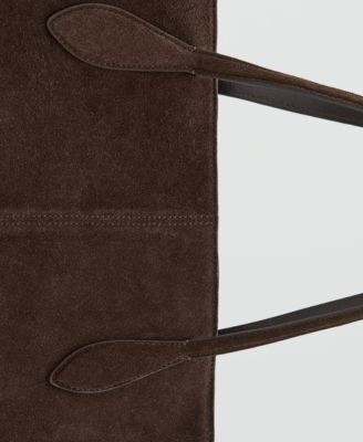 Women's Suede Shopper Bag