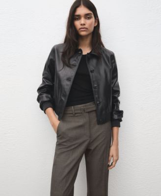 Women's Belt Straight-Fit Pants