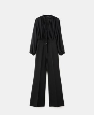 Women's V-Neck Combined Jumpsuit