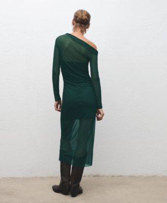 Women's Semi-Transparent Asymmetrical Dress