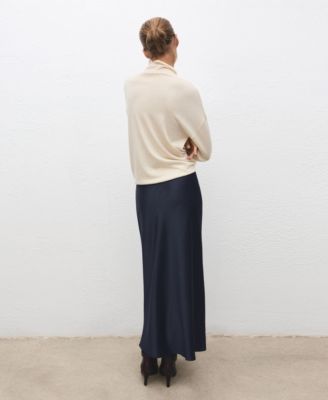 Women's Satin Long Skirt