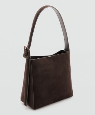 Women's Suede Leather Shopper Bag