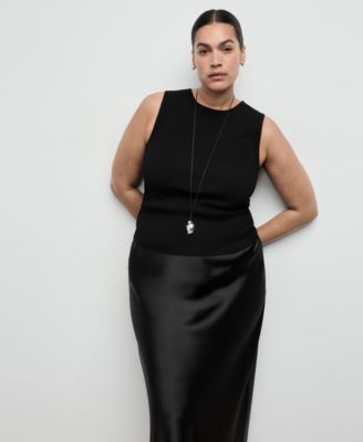 Women's Satin Long Skirt