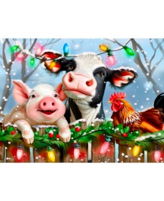 Christmas on the Farm 300 piece Jigsaw Puzzle for Adults Christmas