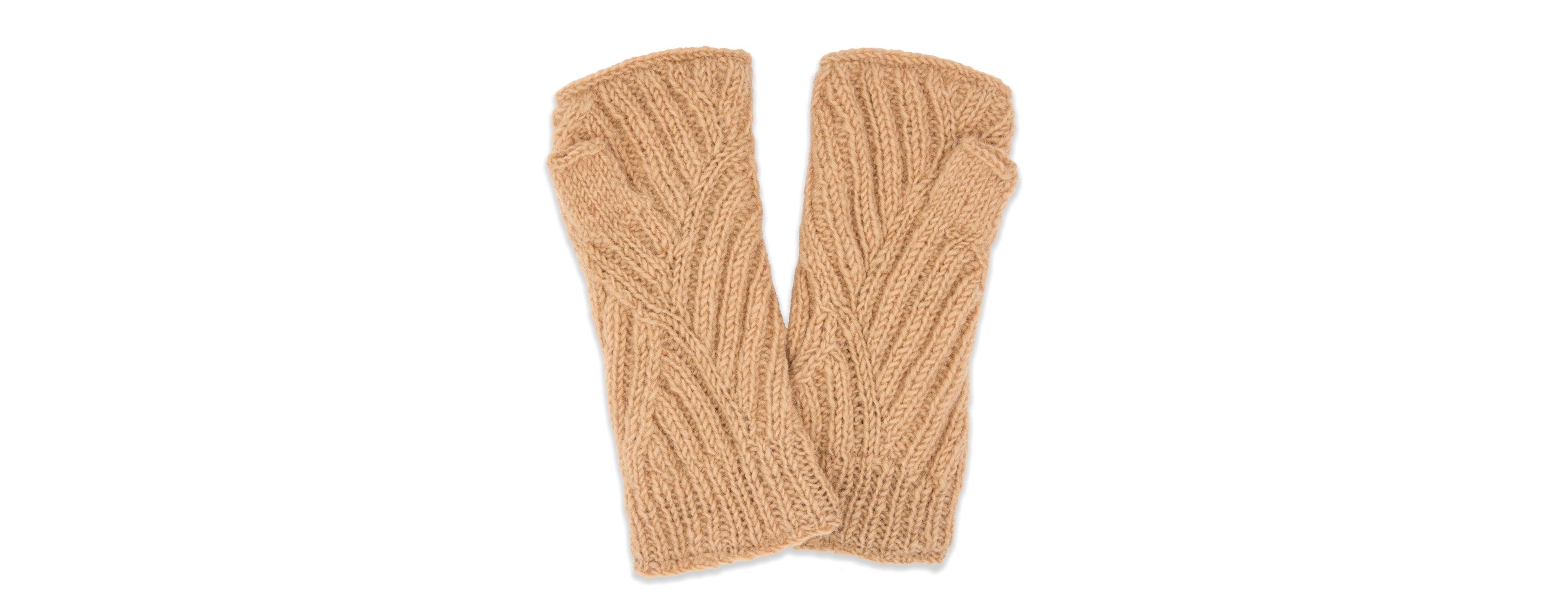Feelgoodz Women s Artisan Hand-Knit Vienna Winter Wool Half Mitten