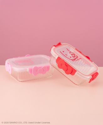 Hello Kitty Fluted Food Storage Containers, Set of 2
