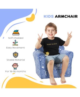 Kids Sofa with Glowing Star Design for 18-36 Months
