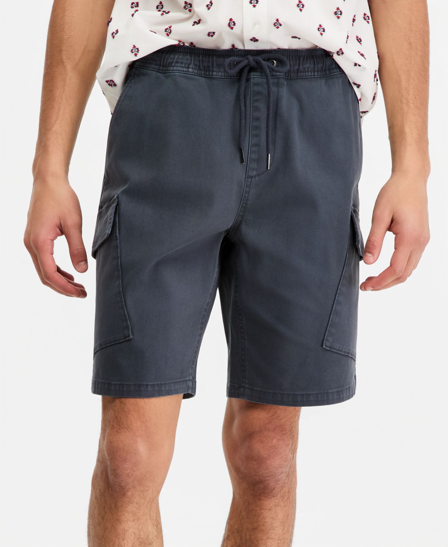 Мужские шорты Sun + Stone Trevor Cotton-Blend 10" Cargo, цвет: Fin — фото 2