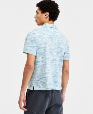 Men's Cotton Reflection Camo Polo Shirt